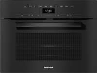 Miele H 7440 BM Obsidianschwarz Kompakt-Backofen mit Mikrowelle GOLD im perfekt kombinierbaren Design mit Automatikprogrammen u. Kombi-Betriebsarten.